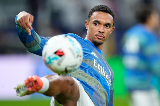 Former Liverpool defender Trent Alexander-Arnold, now of Real Madrid