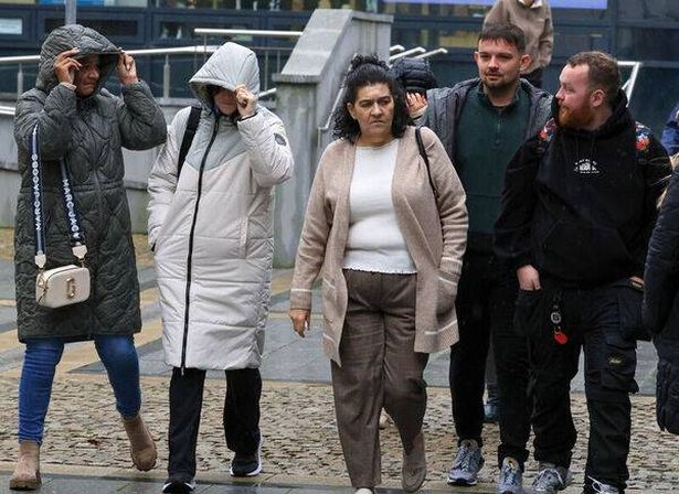 Mary Dempsey, centre, mother and other family members of the late Molly Dempsey pictured at the sentencing hearing at Wicklow Circuit Court of a teenager who was driving a car in which 15 year old Molly Dempsey died on May 5, 2024 in Baltinglass
