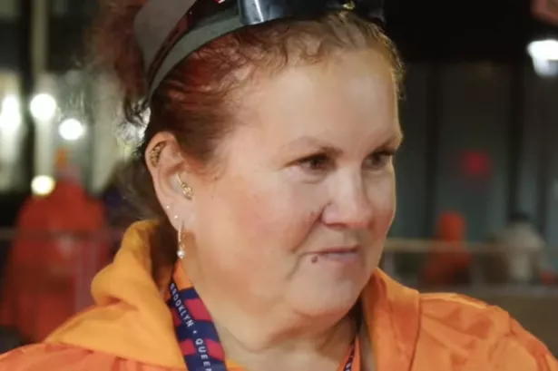 Youghal woman Ann O'Neill after finishing the New York Marathon