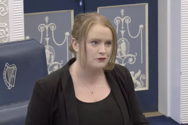 Senator Eileen Lynch speaking at Seanad Éireann