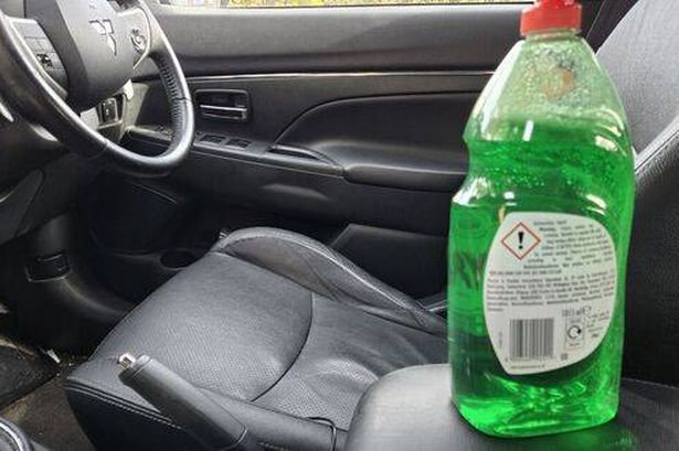 Washing up liquid car