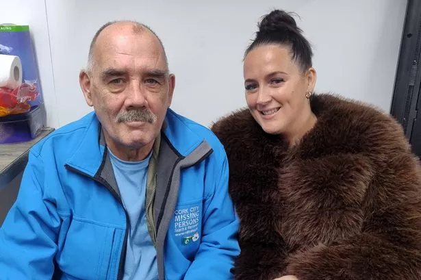 Dinnie Kiely with his daughter Shauna Kiely at the CCMPSR base on Horgan's Quay