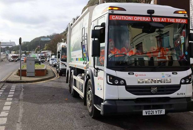 The bin truck convoy