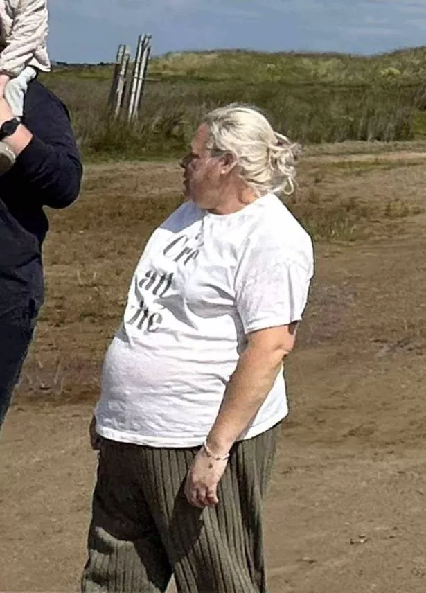 Sarah before using the Simple app.