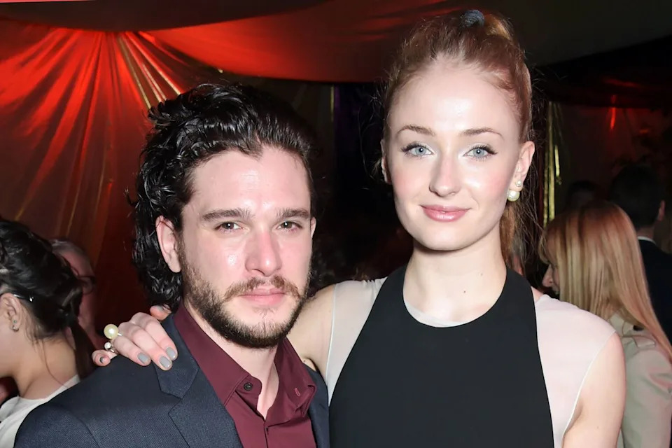 David M. Benett/WireImage Kit Harington and Sophie Turner attend the 'Game of Thrones' season 5 U.K. premiere in 2015