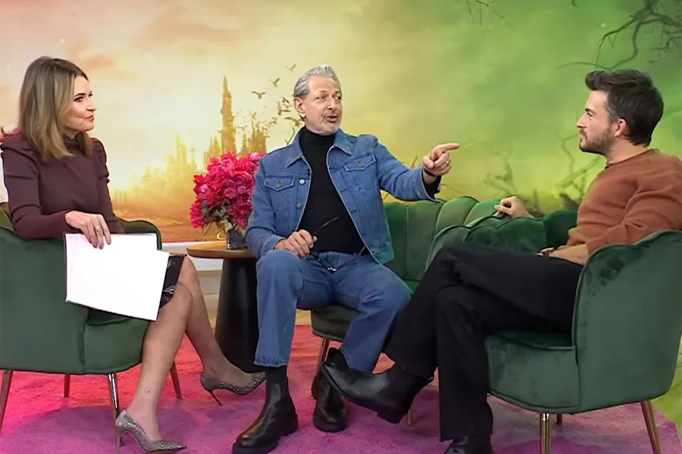 NBC Savannah Guthrie, Jeff Goldblum and Jonathan Bailey, Nov. 19, 2025