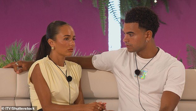 A source revealed to the Daily Mail: 'Harrison and Lauren had a good run together, only a few weeks ago, they were completely smitten but they have decided to go their separate ways'