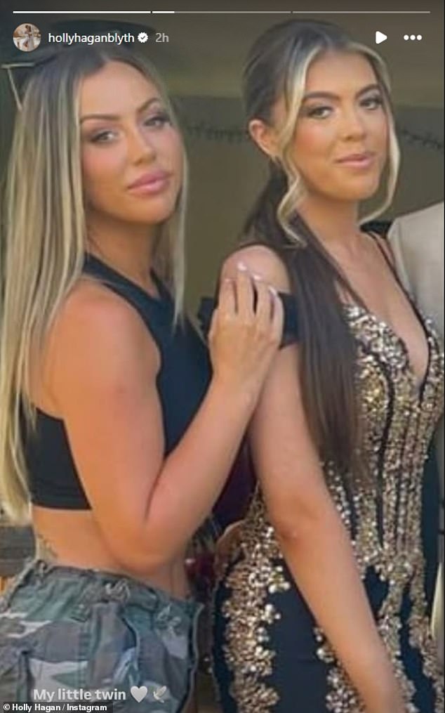 Darci's death was announced by Holly last month and police later confirmed that she had fallen 'seriously ill', when she was believed to have taken drugs (seen together)