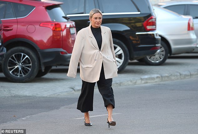 Earlier in the morning, Culley's mother, Lyanne Kennedy seen arriving in court today. She and Culley's father had been forced to pay a £140,000 fine to reduce her sentence