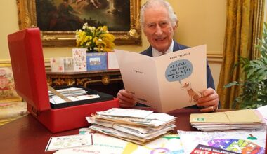 King Charles reads cards and messages sent by well-wishers following his cancer diagnosis