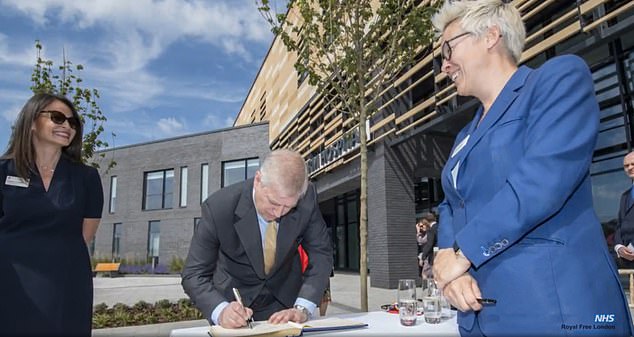 A spokesperson for the NHS Trust said that following 'the changes to his status' that 'the plaque at Chase Farm Hospital is being taken down'