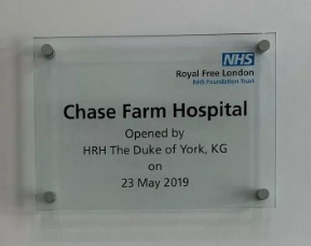 However, after King Charles stripped his younger brother of his prince and Duke of York title, the NHS Trust has decided to remove the plaque