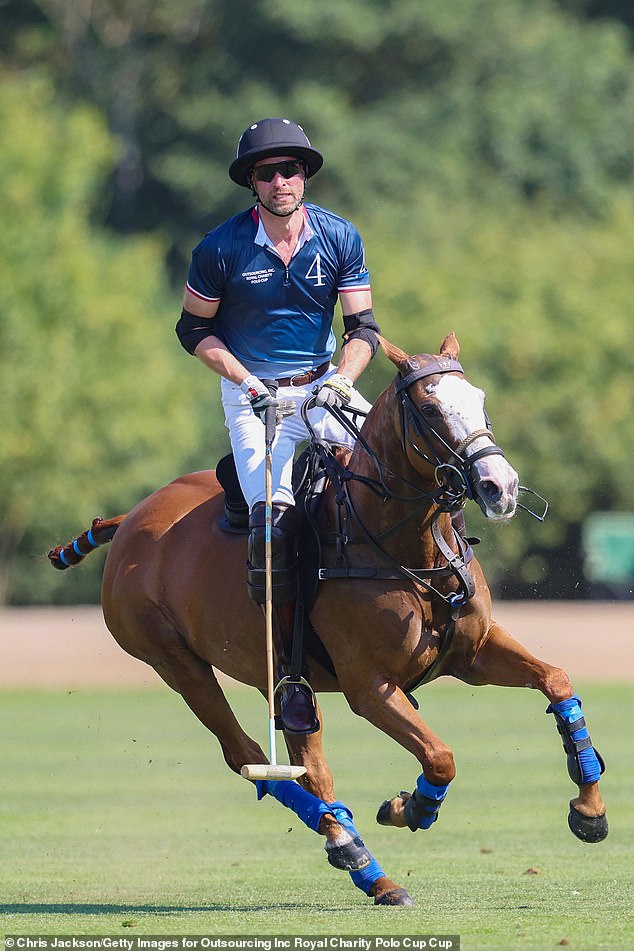 William is also known for his fondness of polo, a hobby both he and his brother Prince Harry have in common