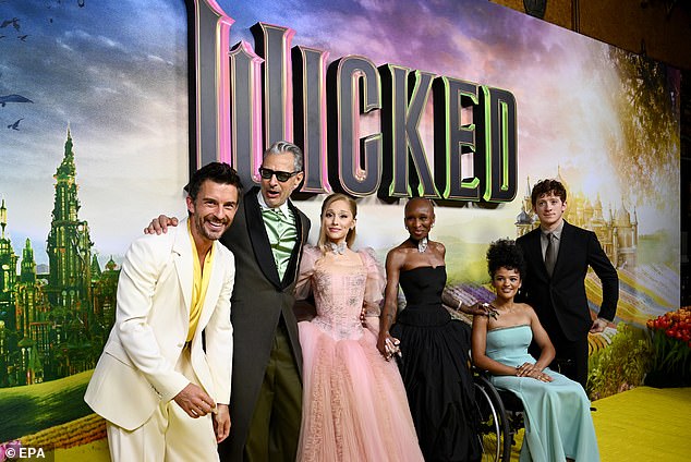 After dazzling Sydney last year with a red-carpet premiere for the first Wicked film - complete with appearances by stars Ariana Grande, Cynthia Erivo, Jonathan Bailey and Jeff Goldblum (all pictured) - Australians were expecting another major Hollywood spectacle