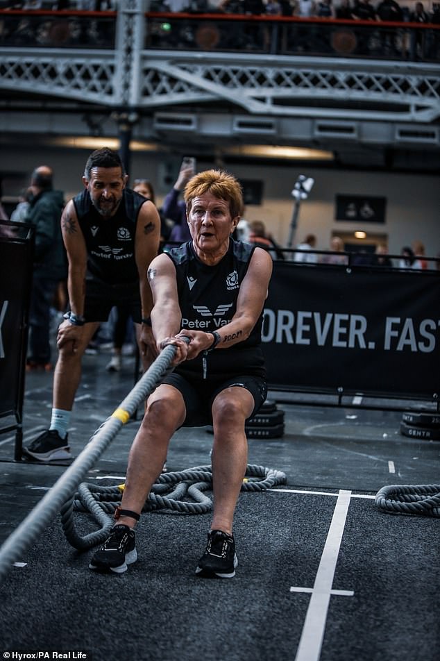 Inspired by her son Stuart, Carole is determined to continue competing until she is 76 when she can do it alongside her granddaughter