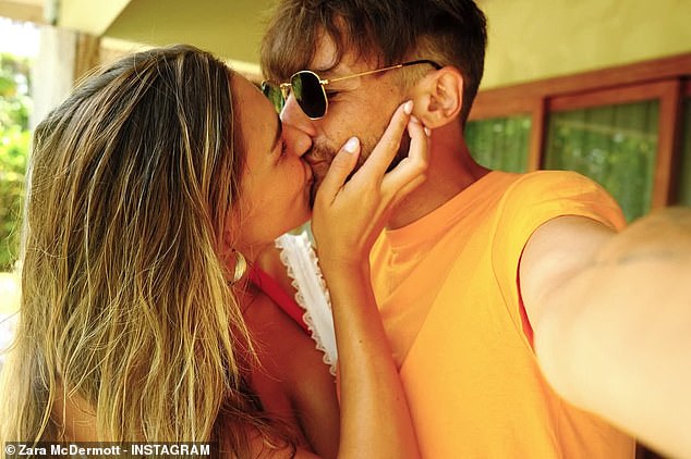 Zara went Instagram official with Louis this summer sharing a sweet selfie kissing