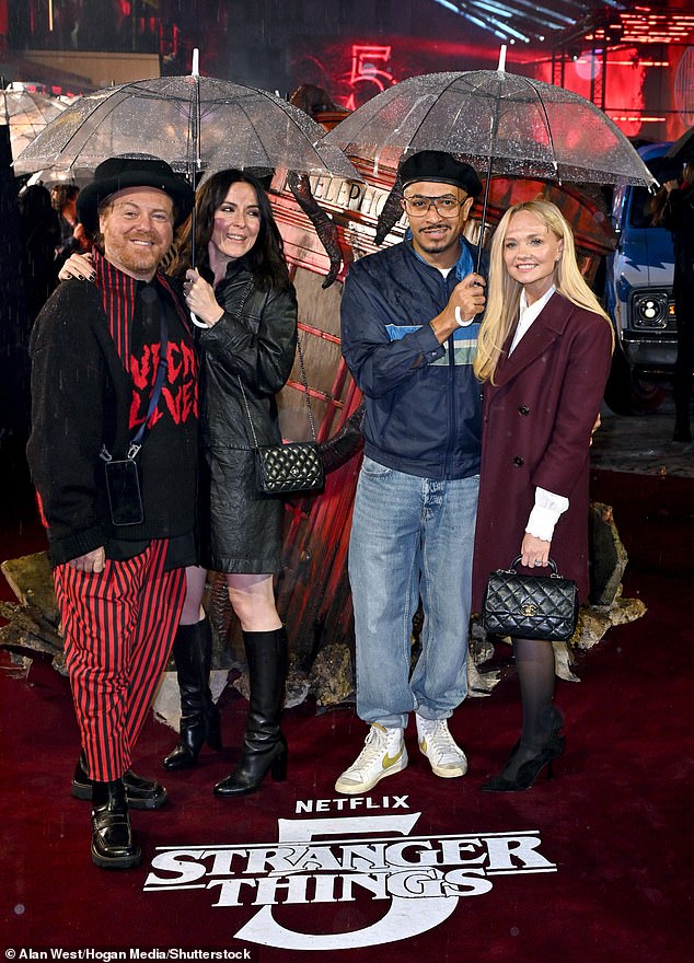 They were joined by Leigh Francis and Jill Carter