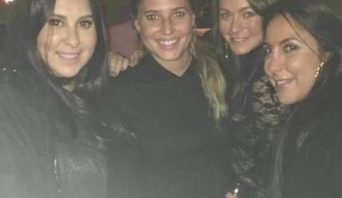 In a world exclusive, the Daily Mail can unmask Melissa Lovallo (pictured far right), a 50-year-old former Ralph Lauren executive, as the woman behind DeuxMoi. Lovallo launched DeuxMoi as a website in 2013, alongside Meggie Kempner (pictured second from right)