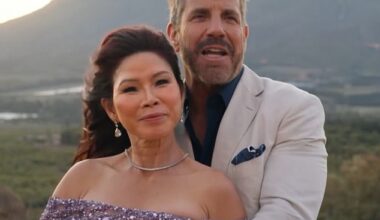 Australia's first ever Golden Bachelor Barry 'Bear' Myrden gave his heart to Sydney-based CEO Sunny on Sunday night in an epic grand finale. Pictured: Barry 'Bear' Myrden and Sunny