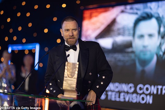 'I love to work with you so much. I've been lucky enough to do it three times, and I want to do it more and more,' Ewan told his wife