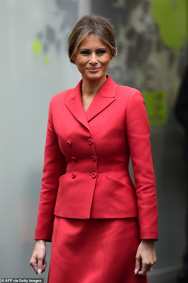 Melania Trump has made Dior a hallmark of her official wardrobe