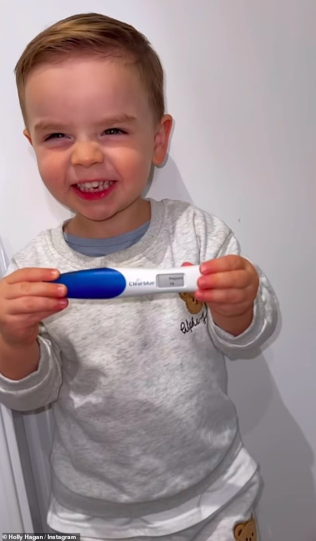 Jacob and Holly - who wed in 2022 - welcomed son Alpha-Jax, now two, in June 2023