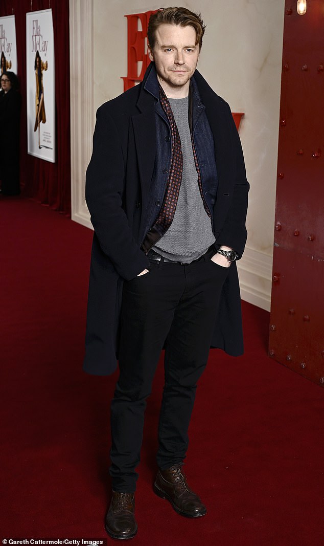 The Scottish star cut a suave figure as he posed on the red carpet