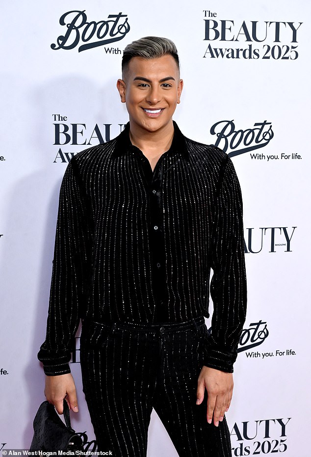 Junaid Ahmed turned heads in a dazzling shirt and matching trousers