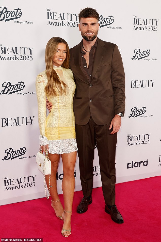 Love Island All Stars winners Tom Clare and Molly Smith looked loved-up as they hit the red carpet together