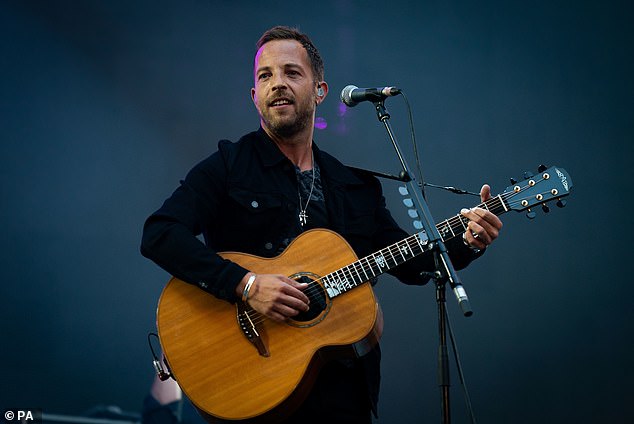 James Morrison, 41, was forced to cancel two of his shows on Tuesday after 'straining his voice', he announced on his social media