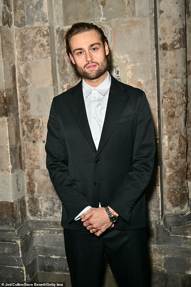 Pride And Prejudice star Douglas Booth, 33, has revealed his father tragically took his own life in May, earlier this year (Douglas pictured in 2024)