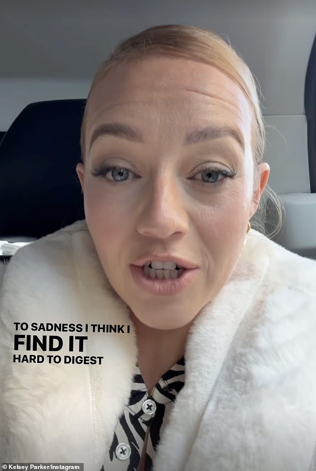 She added: 'I think also for me what the problem is, is I know how deeply sorry people are for me, and I think I don't take well to sadness, I think I find it hard to digest from other people's sadness for me'