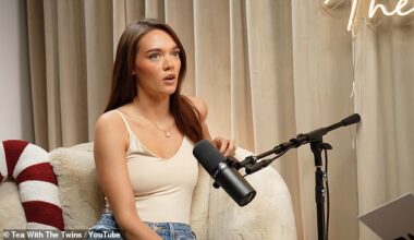 Daisy and Phoebe Tomlinson recalled how One Direction fans would 'gather outside their house' as they discussed growing up in the limelight with their brother Louis