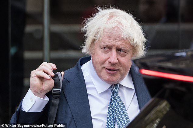 Alex has a high profile supporter in former Prime Minister Boris Johnson (pictured), 61, who lives close to the star with his wife Carrie, 37, and their four children Wilfred, Romy, Frank and Poppy