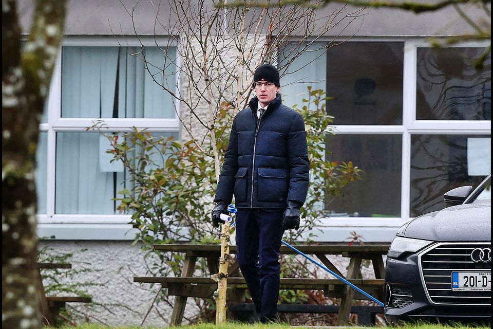 Enoch Burke on the grounds of Wilson's Hospital School in Multyfarnham earlier this year. Photo: Steve Humphreys