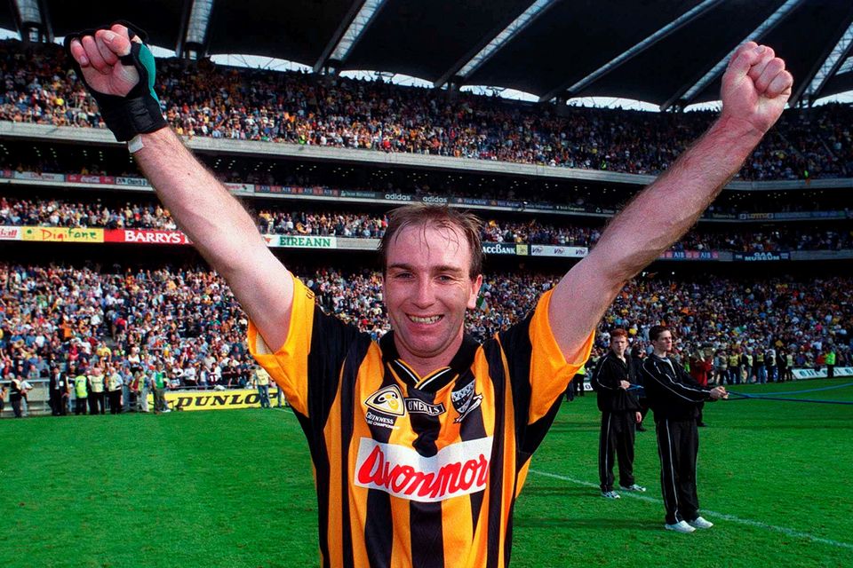 DJ Carey during his playing days. Teammates noticed that he was injured a lot. Photo: Sportsfile