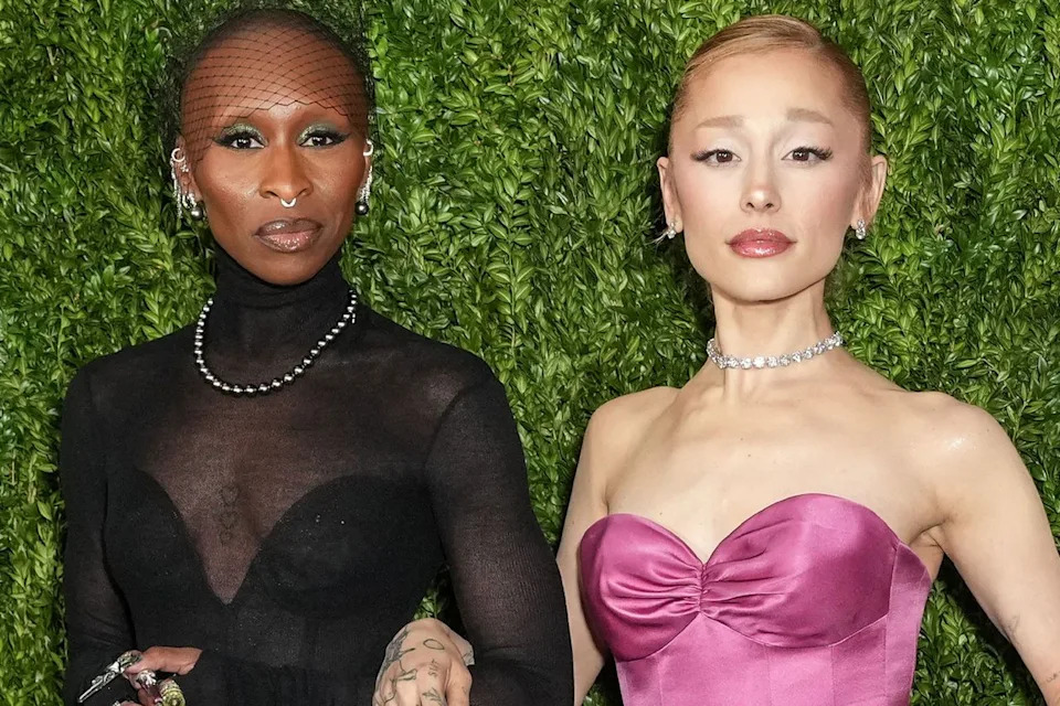 John Nacion/Variety/Getty  Cynthia Erivo and Ariana Grande in 2024.
