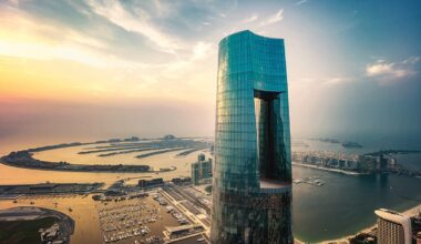 The world’s tallest hotel has just opened in Dubai at 377 metres tall with 82 floors
