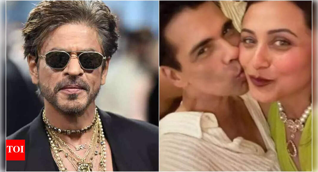 Shah Rukh Khan turns 60: Karan Johar drops selfie with Rani Mukerji from the celebration; guess who photobombed it | Hindi Movie News