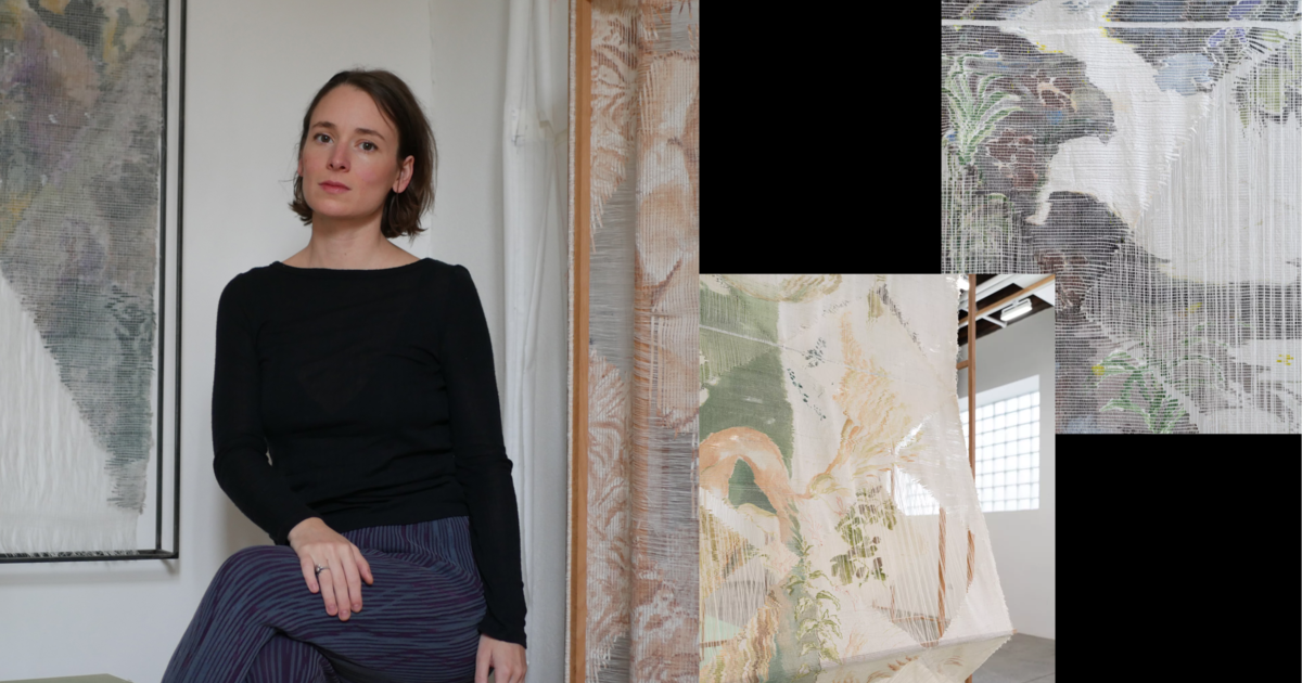 Élise Peroi’s Woven Paintings Are a Transcendent Take on Tapestry