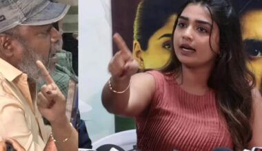 Actor Gouri Kishan during the press meet. Screenshot: YouTube/ Box of Tamil Talks