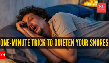 Easy one-minute exercise trick to stop your snoring, no gadgets required