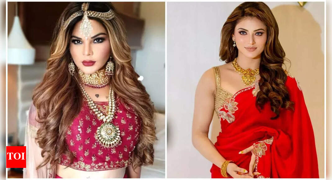 Rakhi Sawant takes a dig at Urvashi Rautela for calling herself ‘completely natural’, ‘We’ve seen your old photos, sister!’ | Hindi Movie News