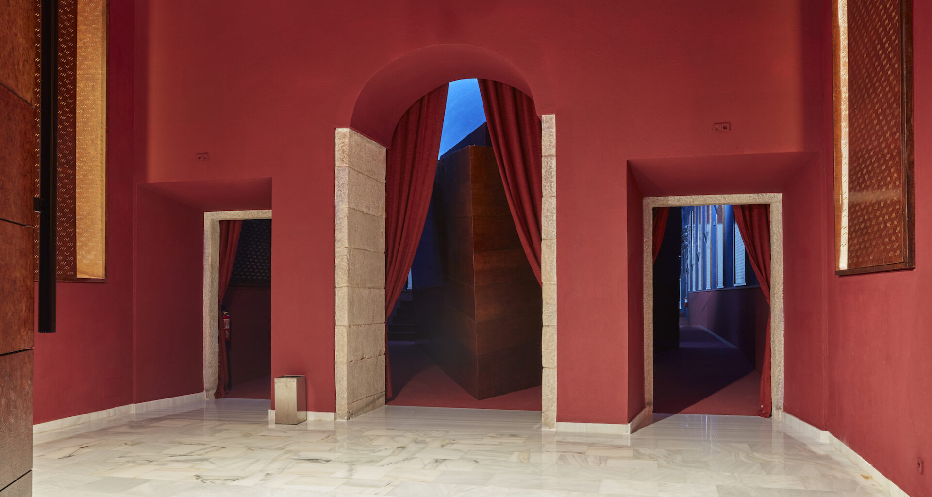 A Stunning New Crimson and Blue Cinema Has Opened In This World-Renowned Art Museum