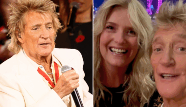 Sir Rod Stewart shrugs off Remembrance Festival controversy as Penny Lancaster shares update amid backlash to 'inappropriate' routine