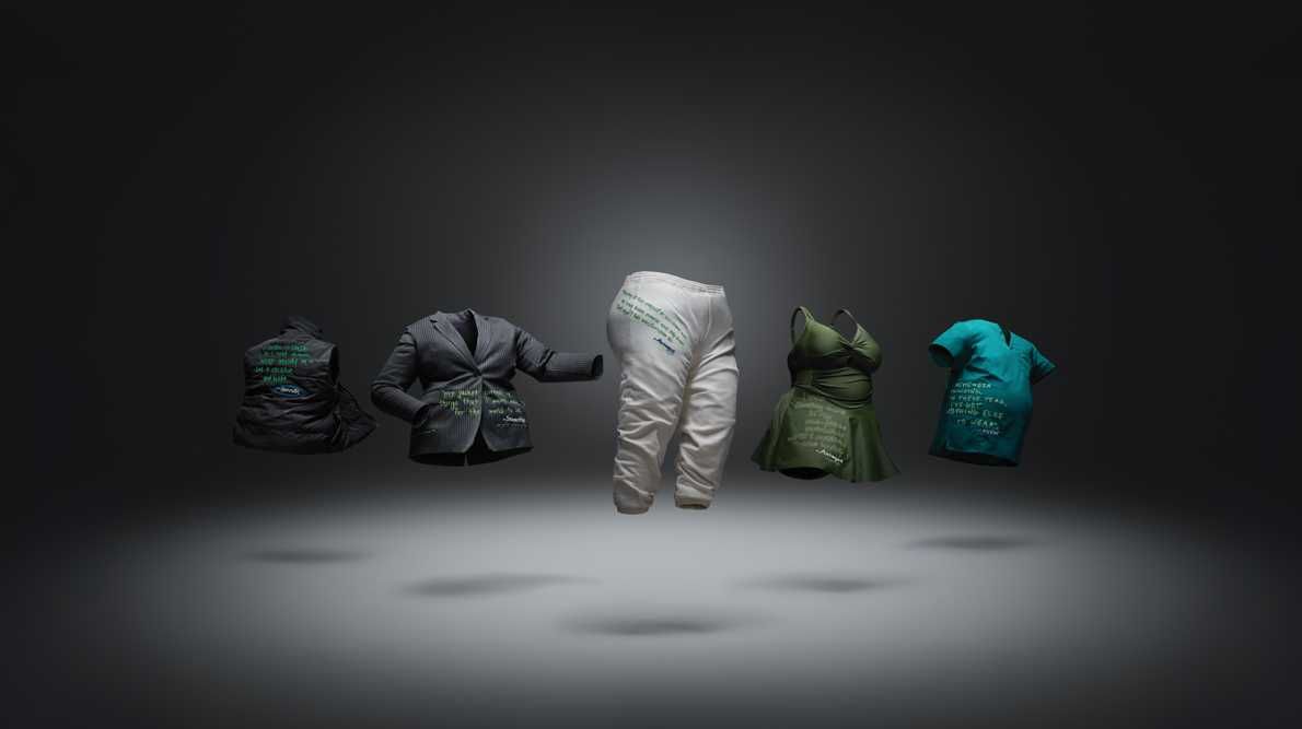 Garments that carry untold stories of real Zepbound patients.