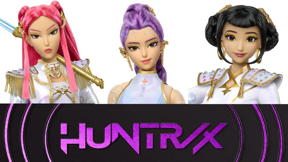 "KPop Demon Hunters" HUNTER/X dolls.