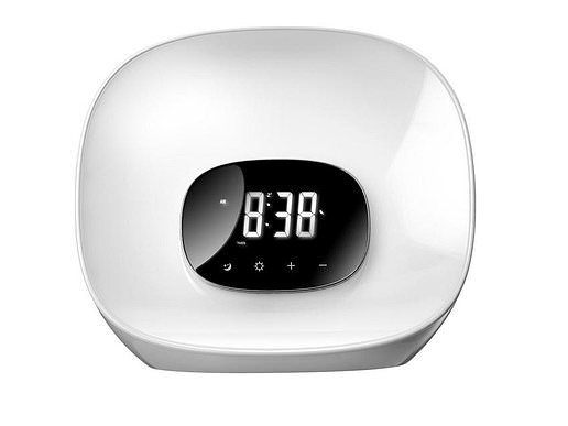 Groov-e Light Curve wake up lamp and clock