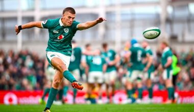 Sam Prendergast set for Ireland No 10 jersey as Mack Hansen to return against Australia