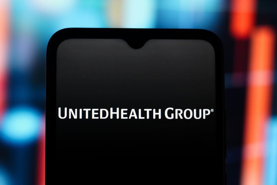 In this photo illustration, the UnitedHealth Group (United...